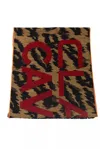 Cavalli Class Brown Wool Scarf In Brown
