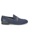 Cavalli Class By Roberto Cavalli Men's Denim Bit Loafers In Blue