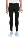 Cavalli Class By Roberto Cavalli Men's Drawstring Joggers In Black