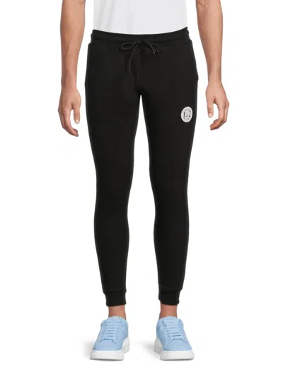 Cavalli Class By Roberto Cavalli Men's Drawstring Joggers In Black