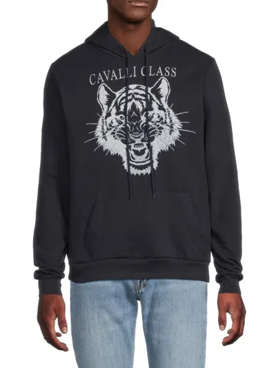 Cavalli Class By Roberto Cavalli Men's Graphic Hoodie
