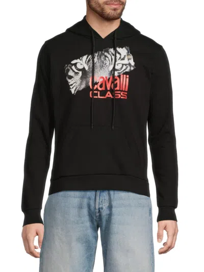Cavalli Class By Roberto Cavalli Men's Graphic Hoodie
