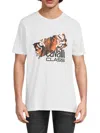 Cavalli Class By Roberto Cavalli Men's Graphic Short-sleeve T-shirt In White