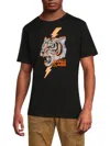 Cavalli Class By Roberto Cavalli Men's Logo Graphic Cotton T-shirt In Black