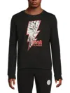 Cavalli Class By Roberto Cavalli Men's Logo Graphic Sweatshirt In Black