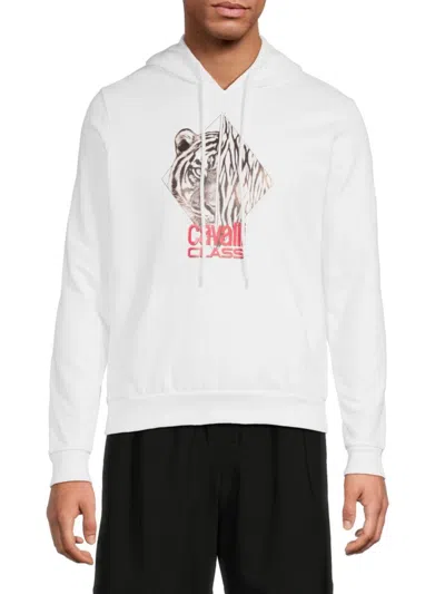 Cavalli Class By Roberto Cavalli Men's Logo Hoodie