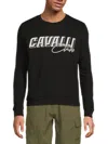 Cavalli Class By Roberto Cavalli Men's Logo Sweater
