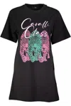 Cavalli Class Woman Short Dress Black Size Xxl Cotton