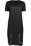 CAVALLI CLASS CHIC EMBROIDE SHORT SLEEVE WOMEN'S DRESS