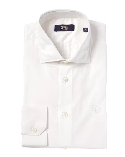 Cavalli Class Comfort Fit Dress Shirt In White