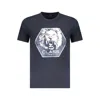 Cavalli Class Blue Cotton Men T-shirt