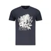 Cavalli Class Blue Cotton Men T-shirt