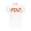 Cavalli Class White Cotton Men T-shirt In White
