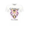 Cavalli Class White Cotton Men T-shirt