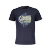 Cavalli Class Blue Cotton T-shirt In Blue