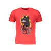 Cavalli Class Red Cotton Men T-shirt In Red