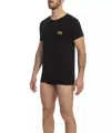 Cavalli Class Black Cotton T-shirt In Black