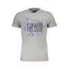 Cavalli Class Pixelated Logo-print T-shirt In Multi