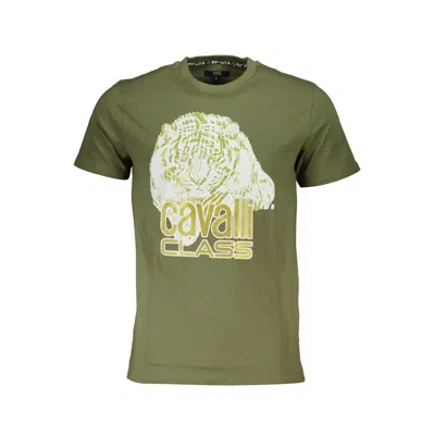 Cavalli Class Cotton Men Men's T-shirt In Green