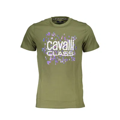 Cavalli Class Cotton Men Men's T-shirt In Multi