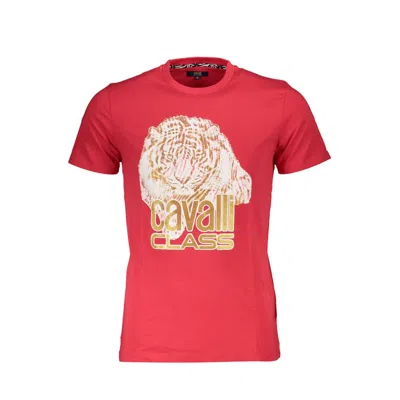 Cavalli Class Cotton Men Men's T-shirt In Red