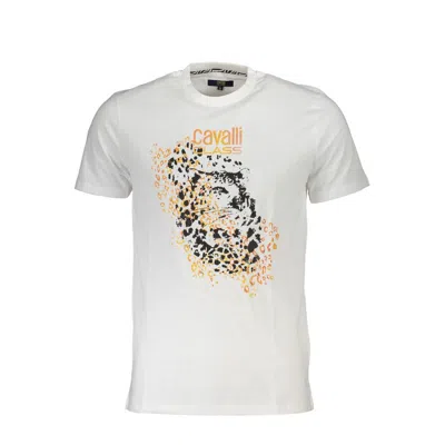 Cavalli Class Cotton Men's Men's T-shirt In White