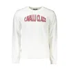 Cavalli Class White Cotton Sweater In White