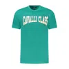 Cavalli Class Green Cotton T-shirt In Green