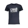 Cavalli Class Blue Cotton Men T-shirt