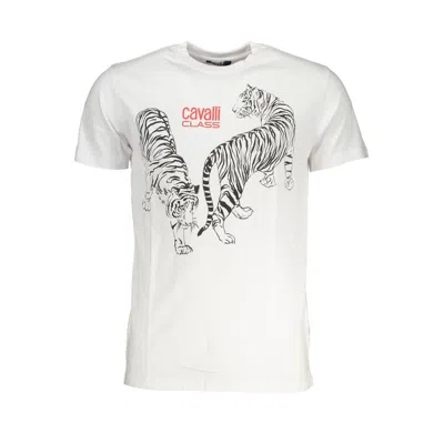 Cavalli Class Cotton Men's T-shirt In White