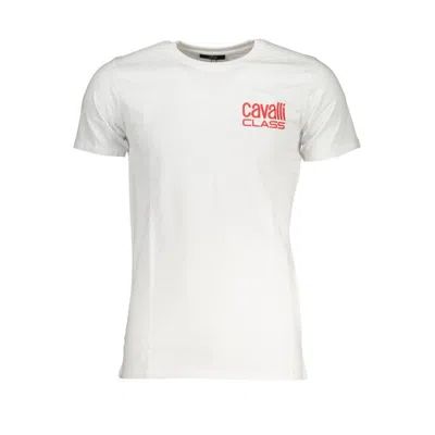 Cavalli Class Cotton Men's T-shirt In White