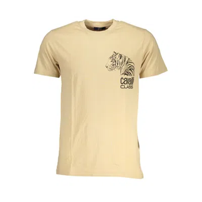 Cavalli Class Cotton Men's T-shirt In Neutral