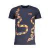 Cavalli Class Blue Cotton T-shirt