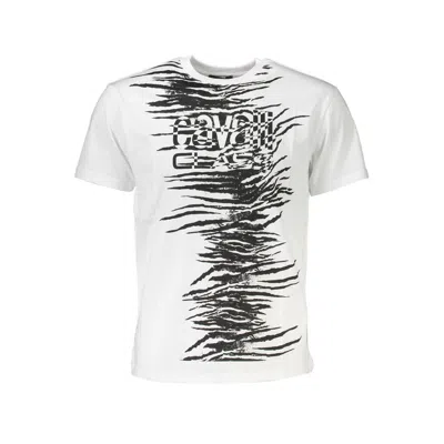 Cavalli Class Cotton Men's T-shirt In White