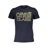 Cavalli Class Blue Cotton T-shirt In Blue