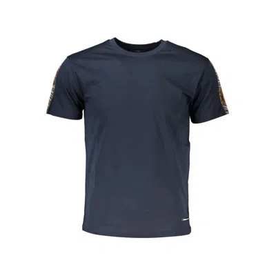 Cavalli Class Cotton Men's T-shirt In Blue
