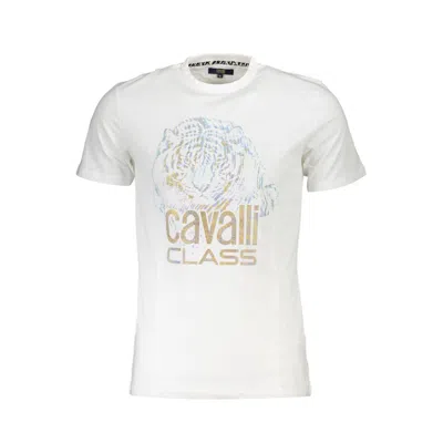 Cavalli Class Cotton Men's T-shirt In White