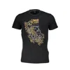 Cavalli Class Black Cotton T-shirt In Black