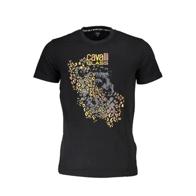 Cavalli Class Cotton Men's T-shirt In Black