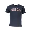 Cavalli Class Man T-shirt Midnight Blue Size Xl Cotton In Black