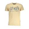 Cavalli Class Beige Cotton T-shirt In Neutral