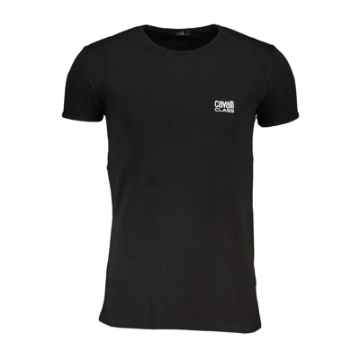 Cavalli Class Cotton Men's T-shirt In Black