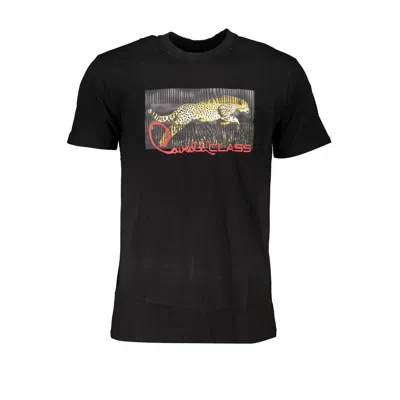 Cavalli Class Black Cotton T-shirt