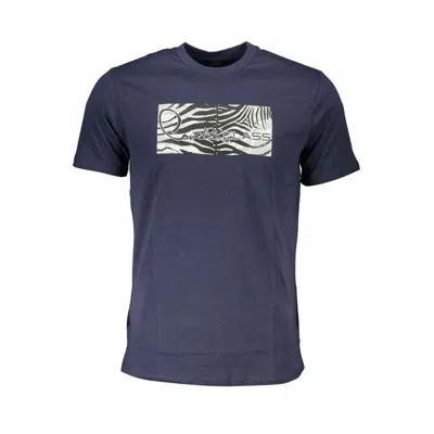 Cavalli Class Blue Cotton T-shirt