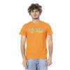 Cavalli Class Orange Cotton T-shirt In Orange