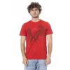 Cavalli Class Red Cotton T-shirt In Red