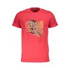 Cavalli Class Red Cotton Men T-shirt In Red