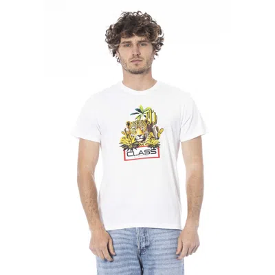 Cavalli Class Cotton Men's T-shirt In White