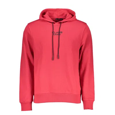 Cavalli Class Rosso Cotton Mens Sweatshirt In Red