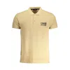 Cavalli Class Beige Cotton Polo Shirt